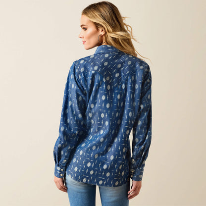 Ariat Exclusive | Wild Blue Western Snap Shirt