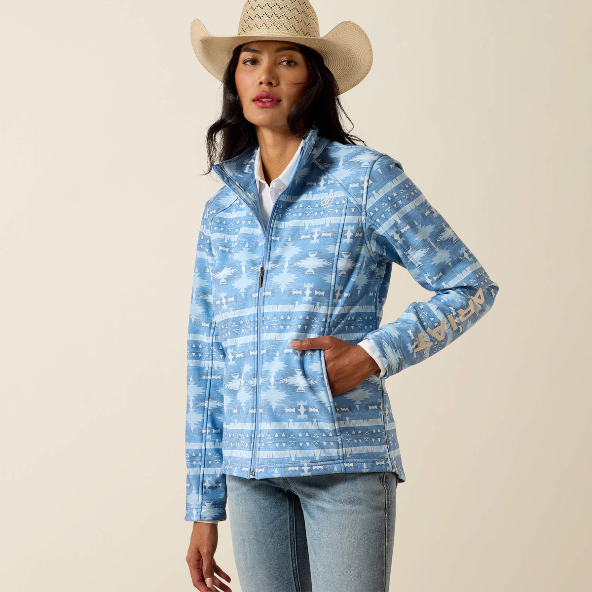 Ariat Best Seller | Ariat Logo Softshell Print Jacket