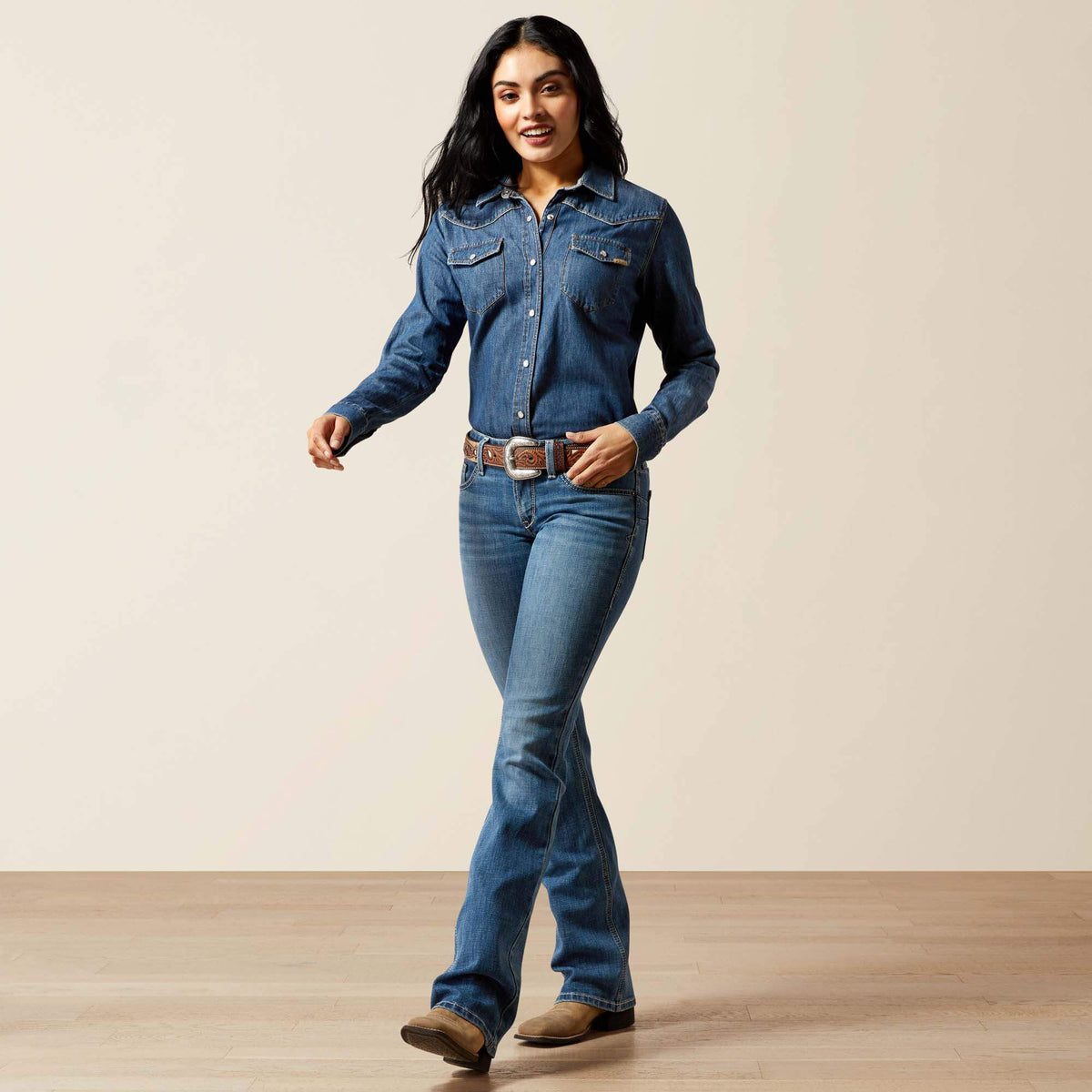 Ariat Great Value | Mid Rise Aisha Boot Cut Jean