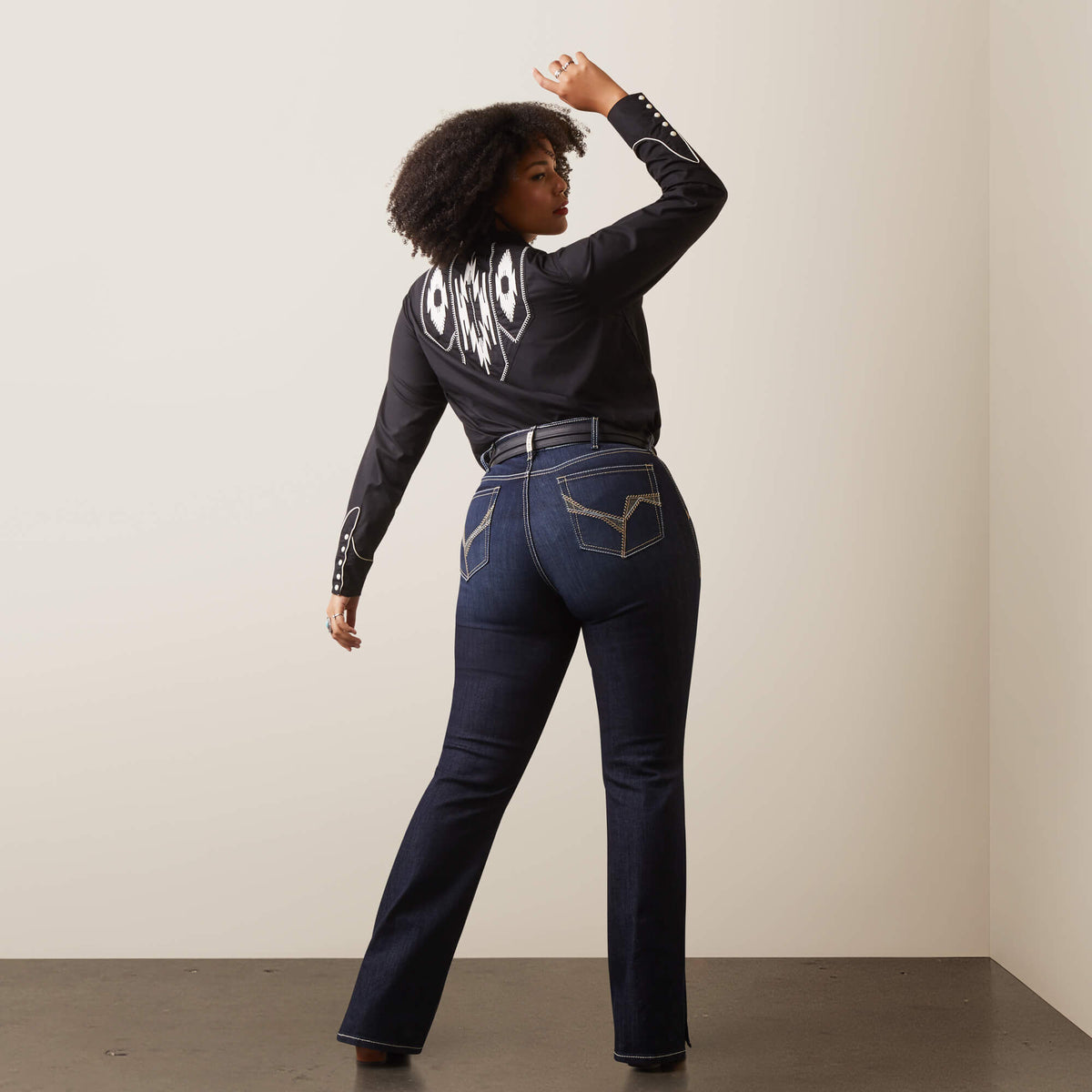 Ariat Featured | R.E.A.L. Perfect Rise Arrow Danna Boot Cut Jean