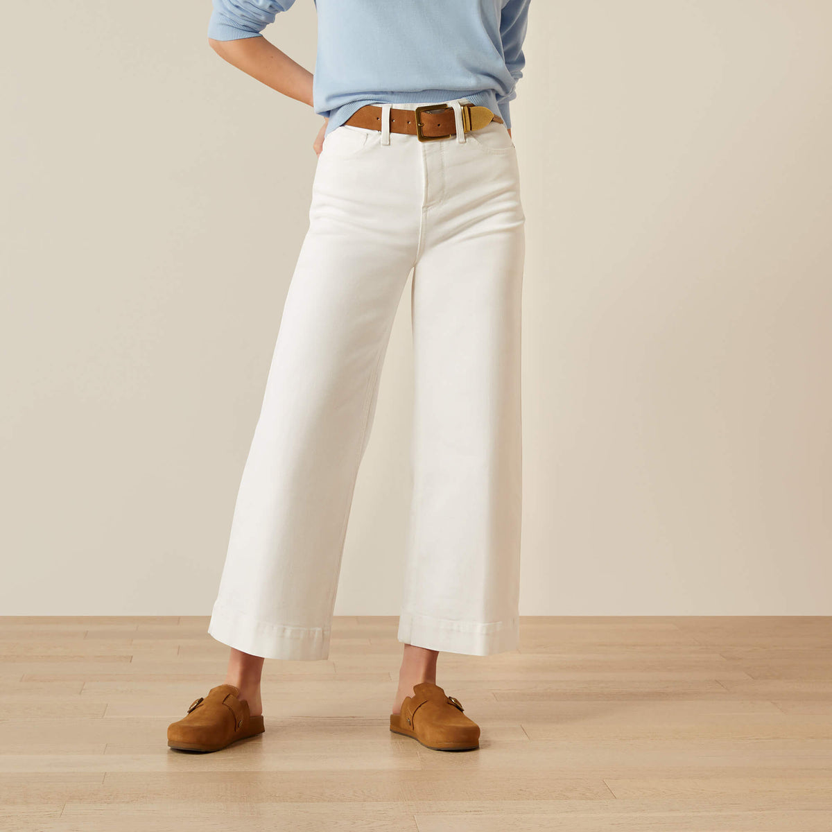 Ariat Hot Sale | Ultra High Rise Countryside Wide Leg Crop Jeans