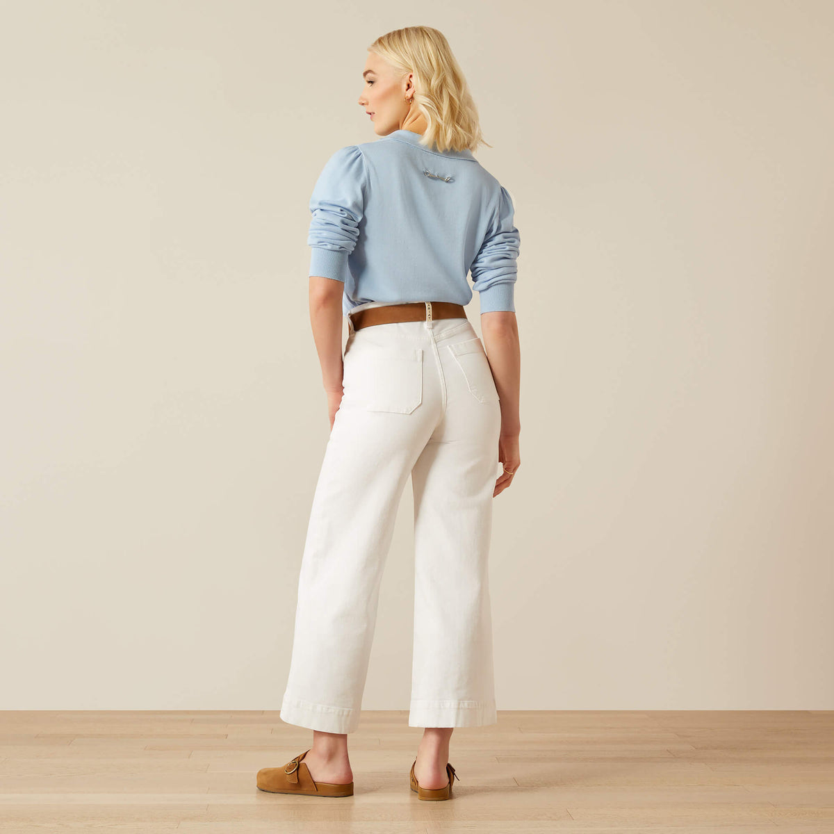 Ariat Hot Sale | Ultra High Rise Countryside Wide Leg Crop Jeans
