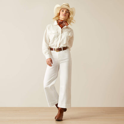 Ariat Hot Sale | Ultra High Rise Countryside Wide Leg Crop Jeans