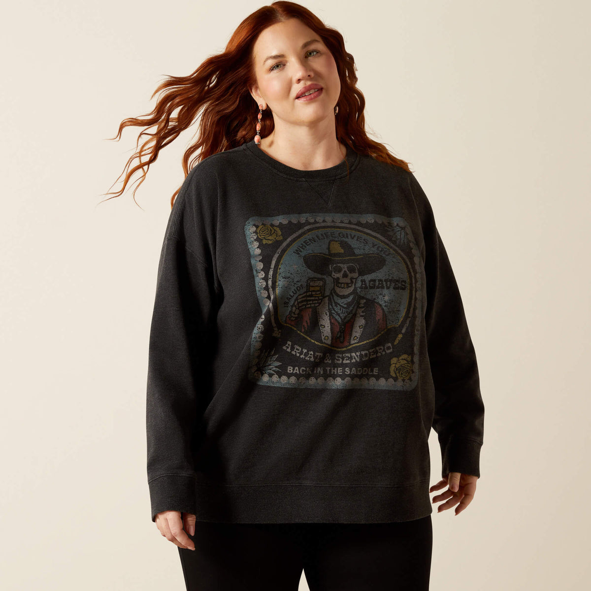 Ariat Premium | Oversize Sendero When Life Gives You Agaves Sweatshirt