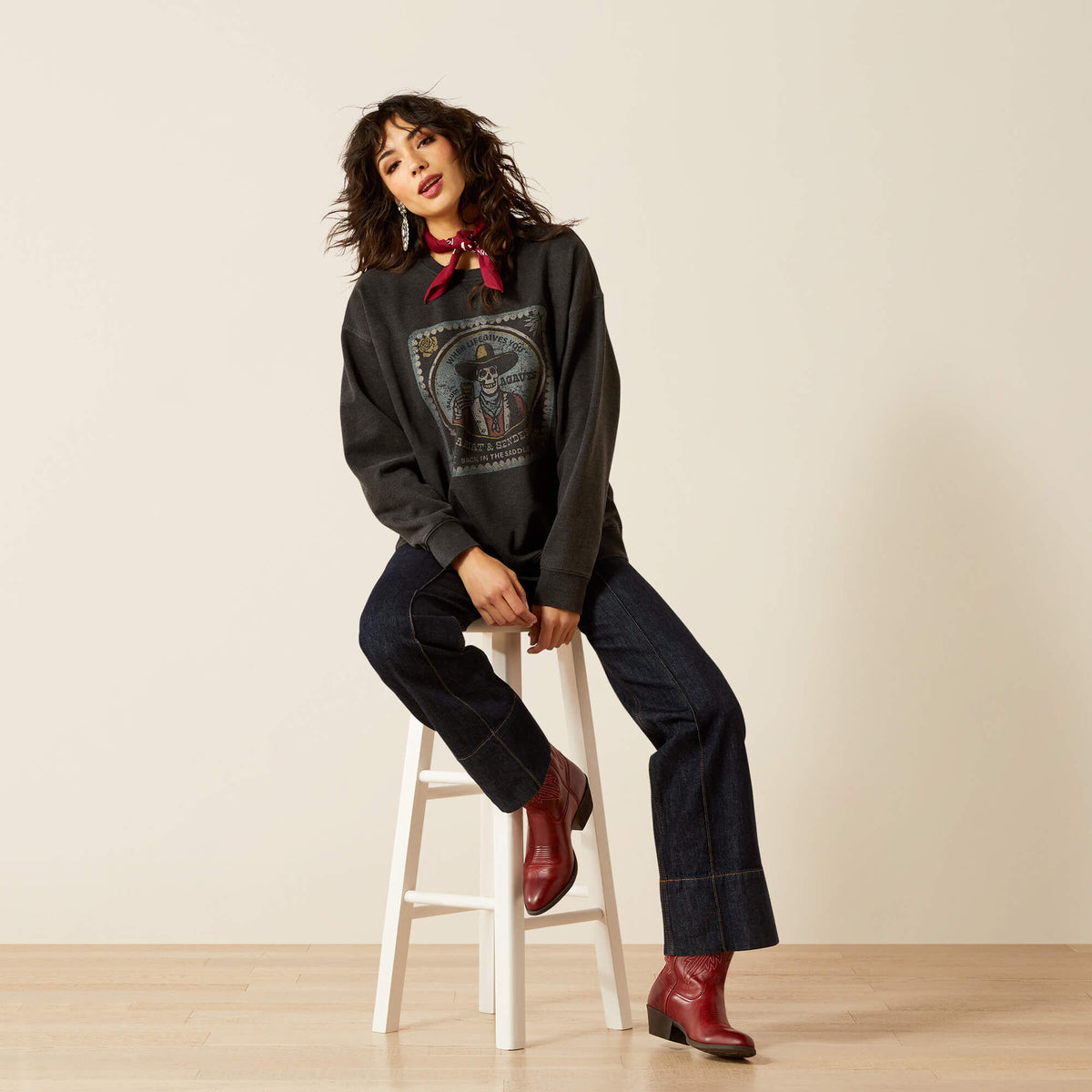 Ariat Premium | Oversize Sendero When Life Gives You Agaves Sweatshirt