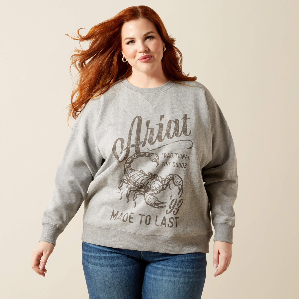 Ariat Deals | Scorpion Script Oversized Sweatshirt