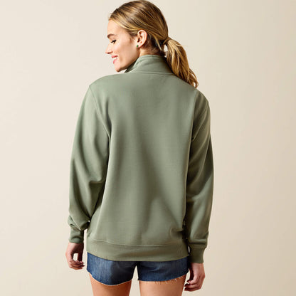 Ariat Discount | Foundation Logo 1/2 Zip Sweatshirt