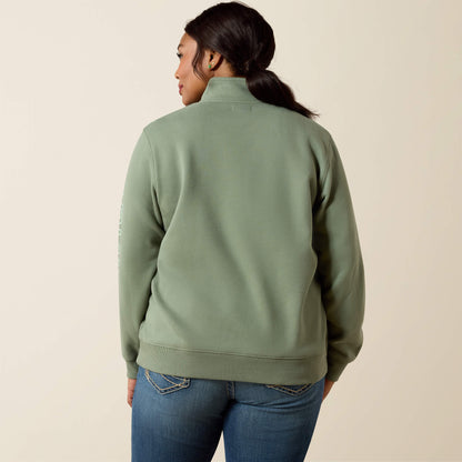 Ariat Discount | Foundation Logo 1/2 Zip Sweatshirt
