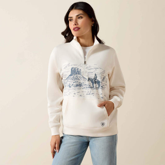 Ariat Top Pick | Traveler 1/2 Zip Sweatshirt