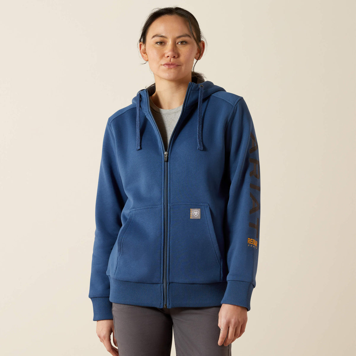 Ariat Essential | Rebar All-Weather Full Zip Hoodie