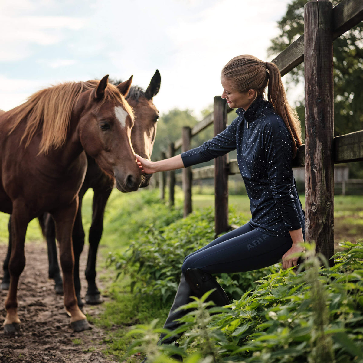 Ariat Premium | Sunstopper 3.0 1/4 Zip Baselayer