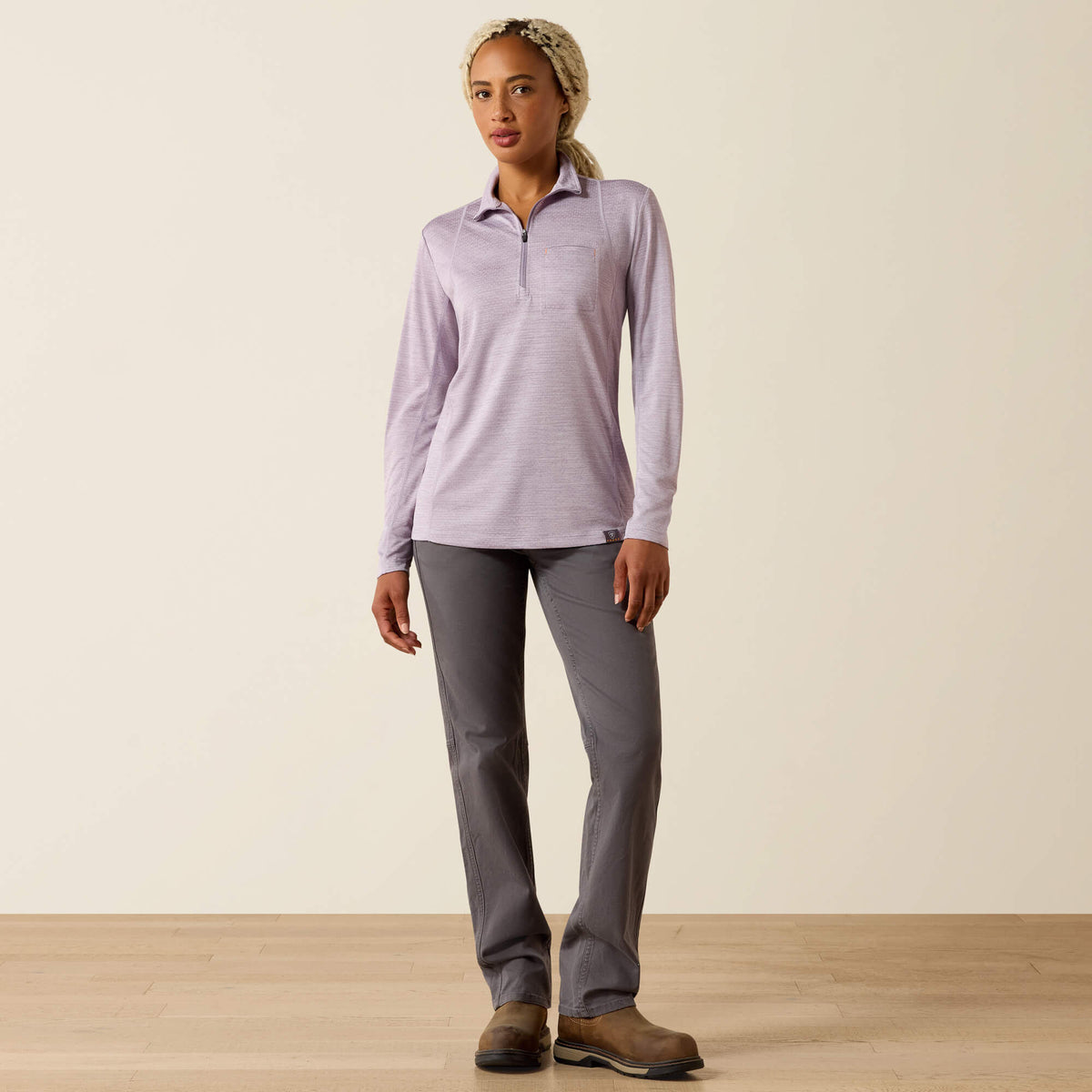 Ariat Premium | Rebar Evolution 1/2 Zip Top