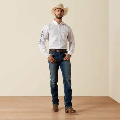 Ariat Popular | Team Logo Lightweight Twill Fitted Shirt