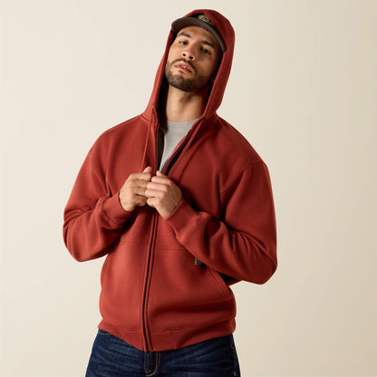 Ariat Smart Buy | Rebar Lightweight Label Full Zip Hoodie