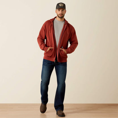 Ariat Smart Buy | Rebar Lightweight Label Full Zip Hoodie