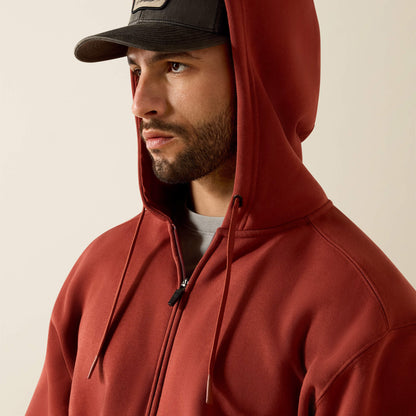 Ariat Smart Buy | Rebar Lightweight Label Full Zip Hoodie