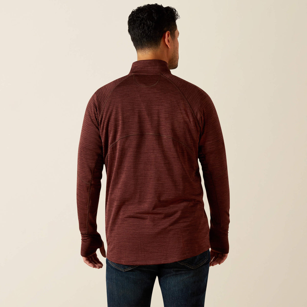 Ariat Exclusive | Rebar Gridwork Baselayer 1/4 Zip T-Shirt