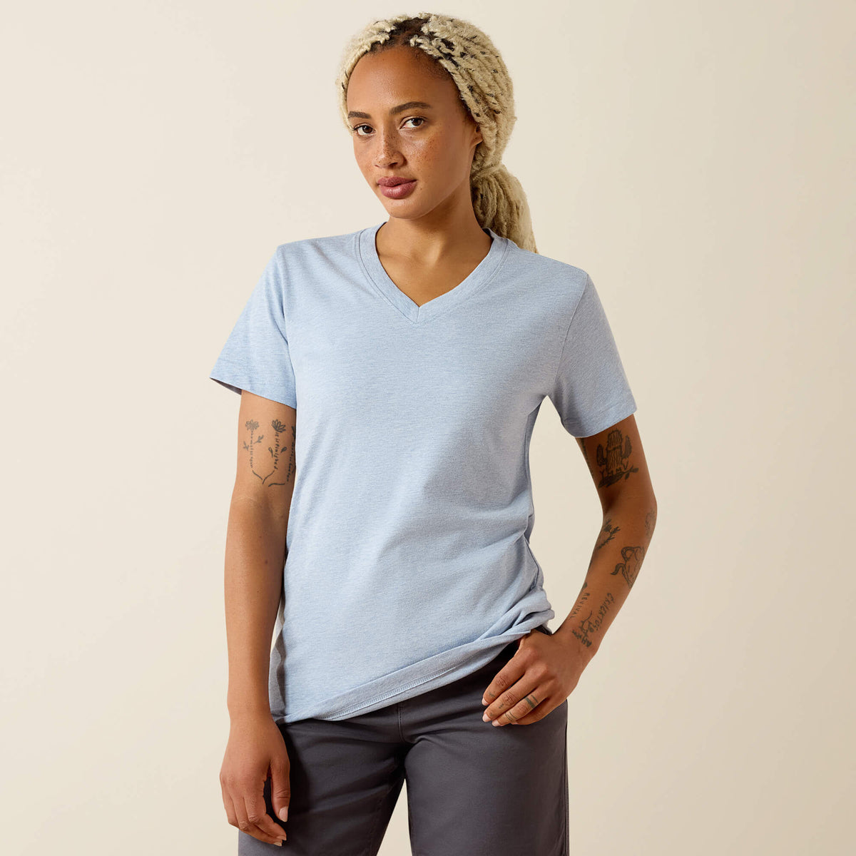 Ariat Everyday | Rebar Cotton Strong Standard V-Neck T-Shirt