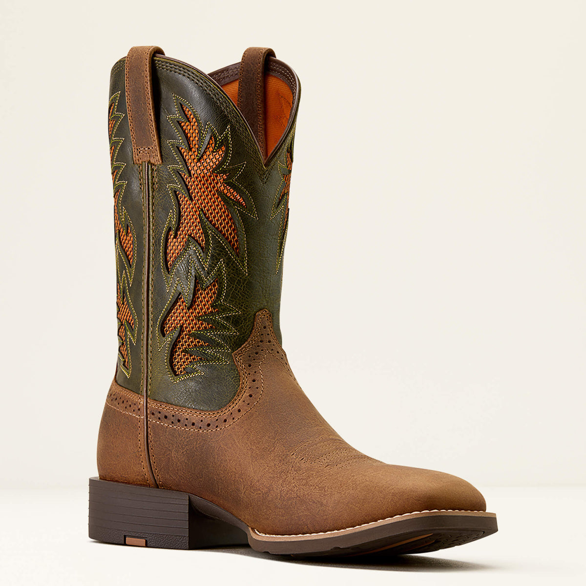 Ariat Exclusive | Sport Cool VentTEK Wide Square Toe Cowboy Boot
