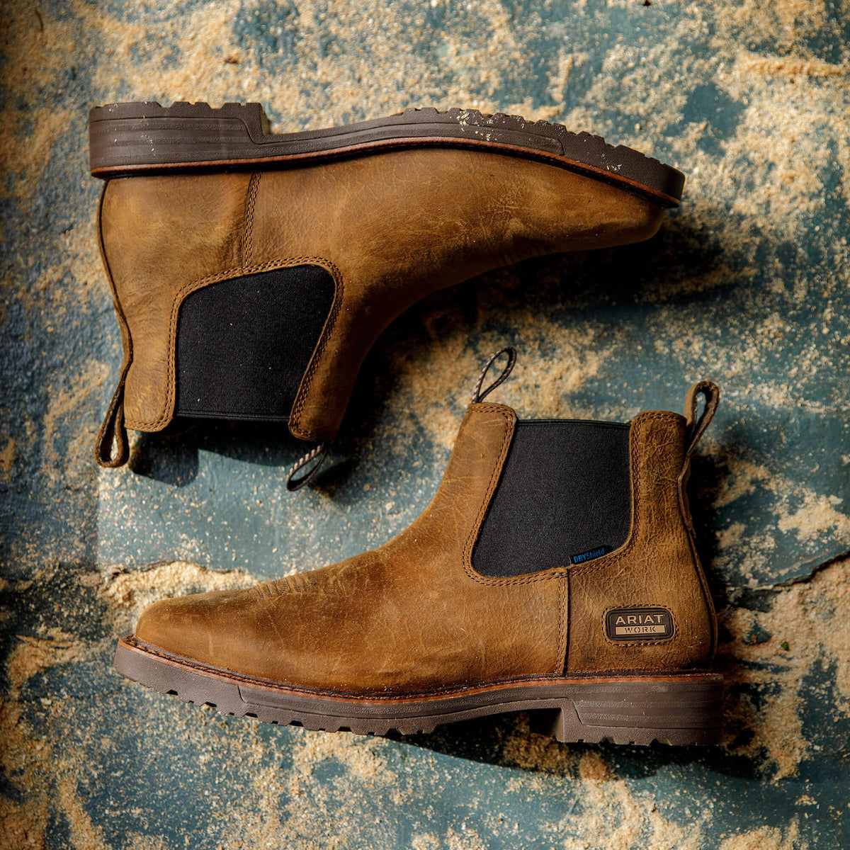 Ariat Top Pick | Activator Chelsea Waterproof Wide Square Toe Work Boot