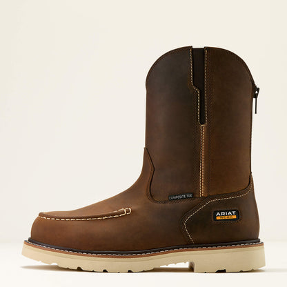 Ariat Signature | Rebar Lift Pull On Moc Toe Composite Toe Work Boot