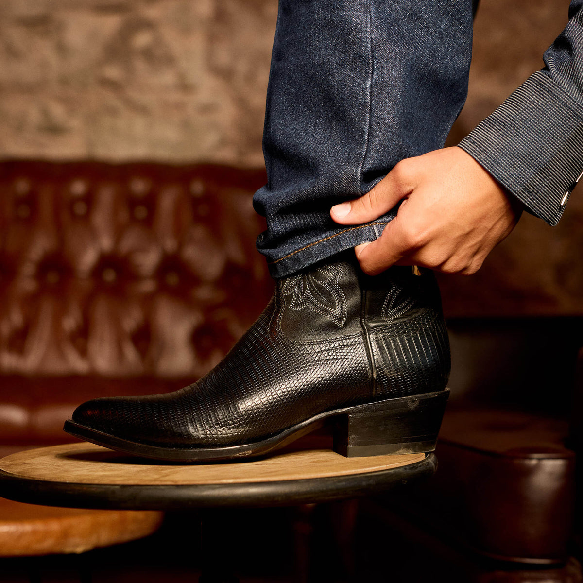 Ariat Premium | Bench Made James R Toe Western Boot