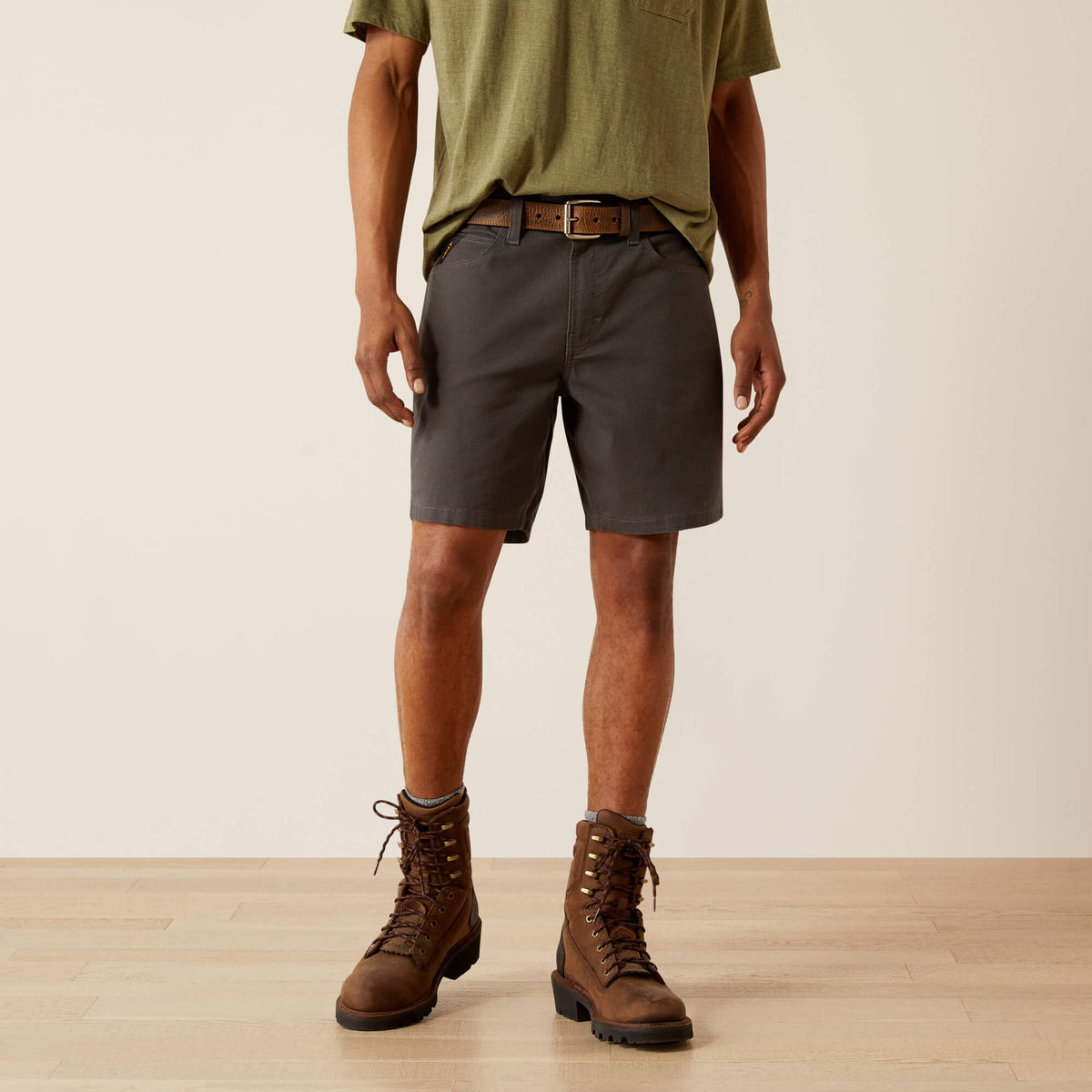 Ariat Trusted | Rebar DuraStretch Made Tough 8" Short