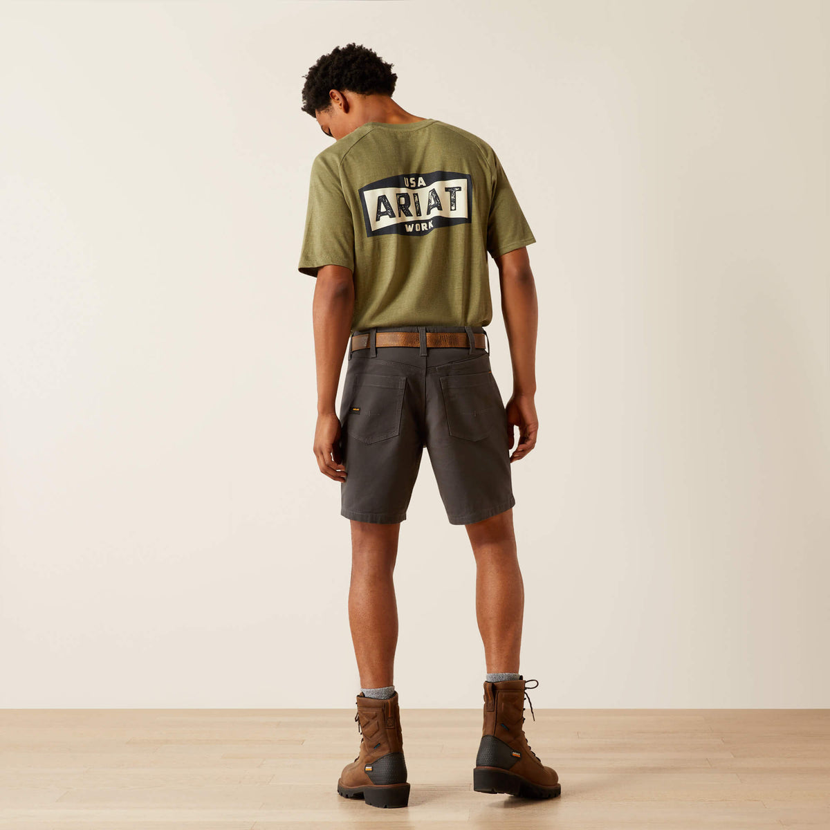 Ariat Trusted | Rebar DuraStretch Made Tough 8" Short