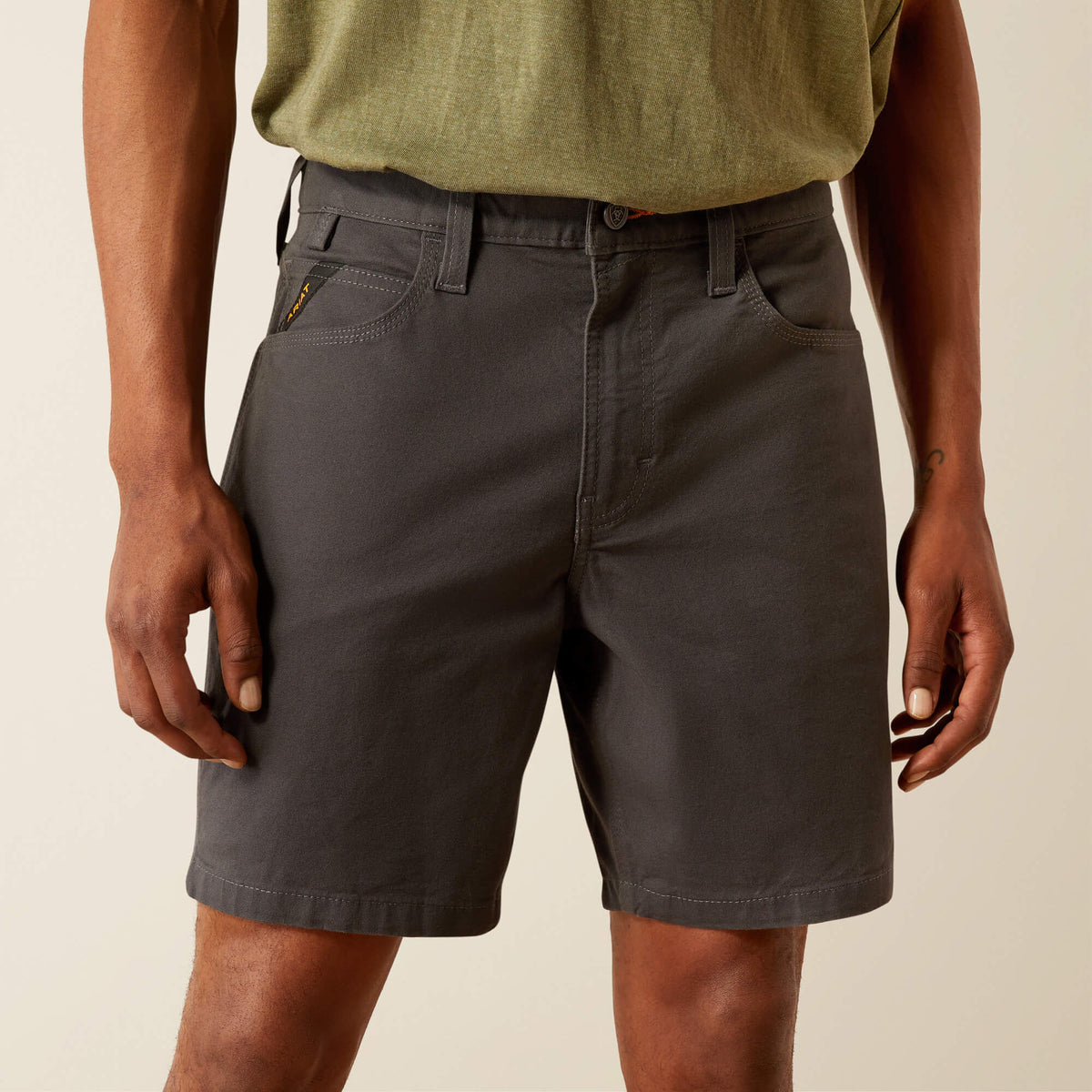 Ariat Trusted | Rebar DuraStretch Made Tough 8" Short