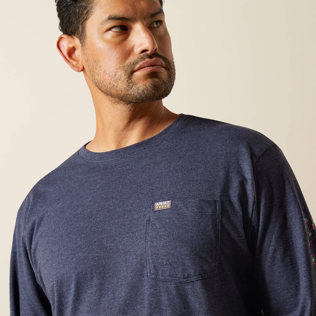 Ariat Best Seller | Rebar Cotton Strong Standard Logo Pocket T-Shirt