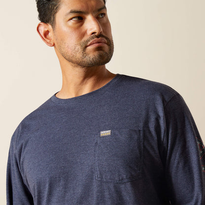 Ariat Best Seller | Rebar Cotton Strong Standard Logo Pocket T-Shirt