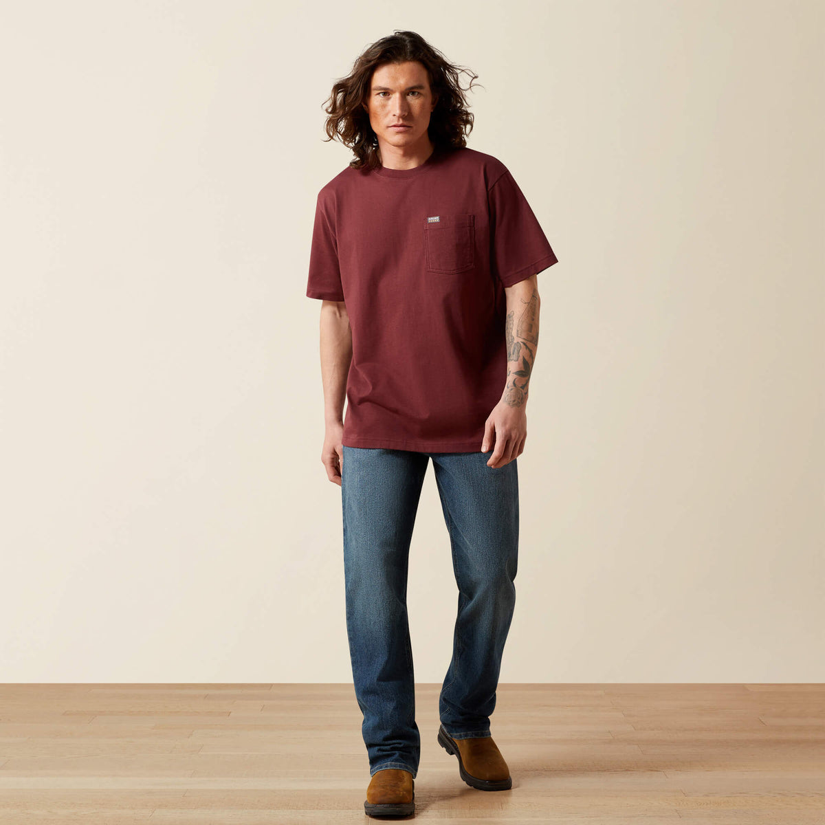Ariat Discount | Rebar Cotton Strong Standard Pocket T-Shirt