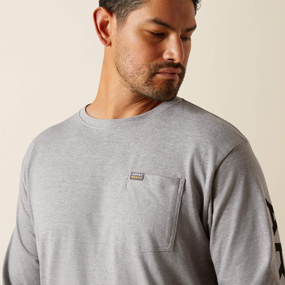Ariat Great Value | Rebar Cotton Strong Standard Logo Pocket T-Shirt