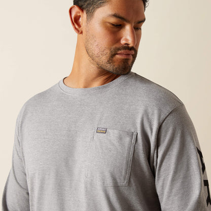 Ariat Great Value | Rebar Cotton Strong Standard Logo Pocket T-Shirt
