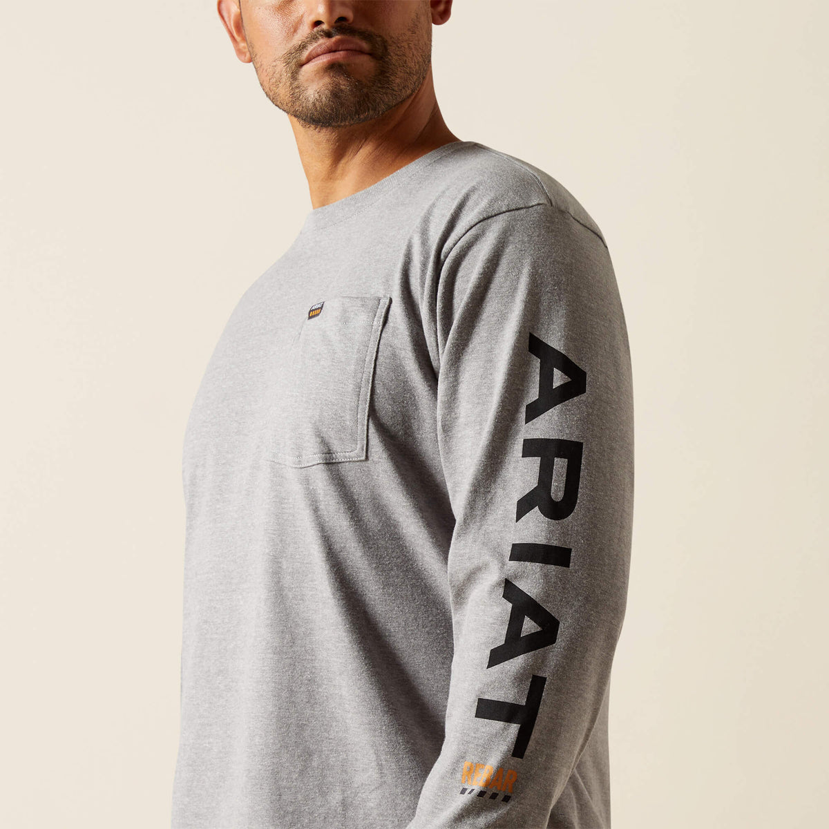Ariat Great Value | Rebar Cotton Strong Standard Logo Pocket T-Shirt
