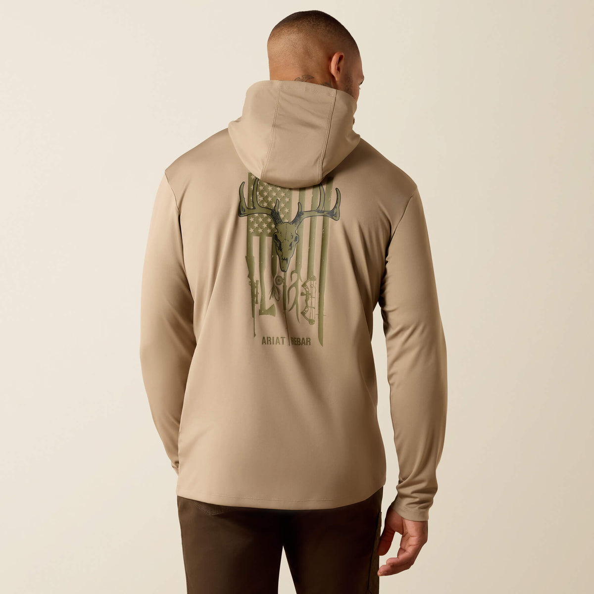 Ariat Discount | Rebar Sunblocker Outdoor Hooded Classic Fit Long Sleeve T-Shirt