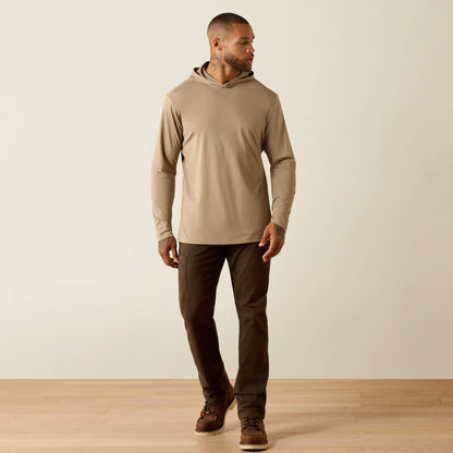 Ariat Discount | Rebar Sunblocker Outdoor Hooded Classic Fit Long Sleeve T-Shirt