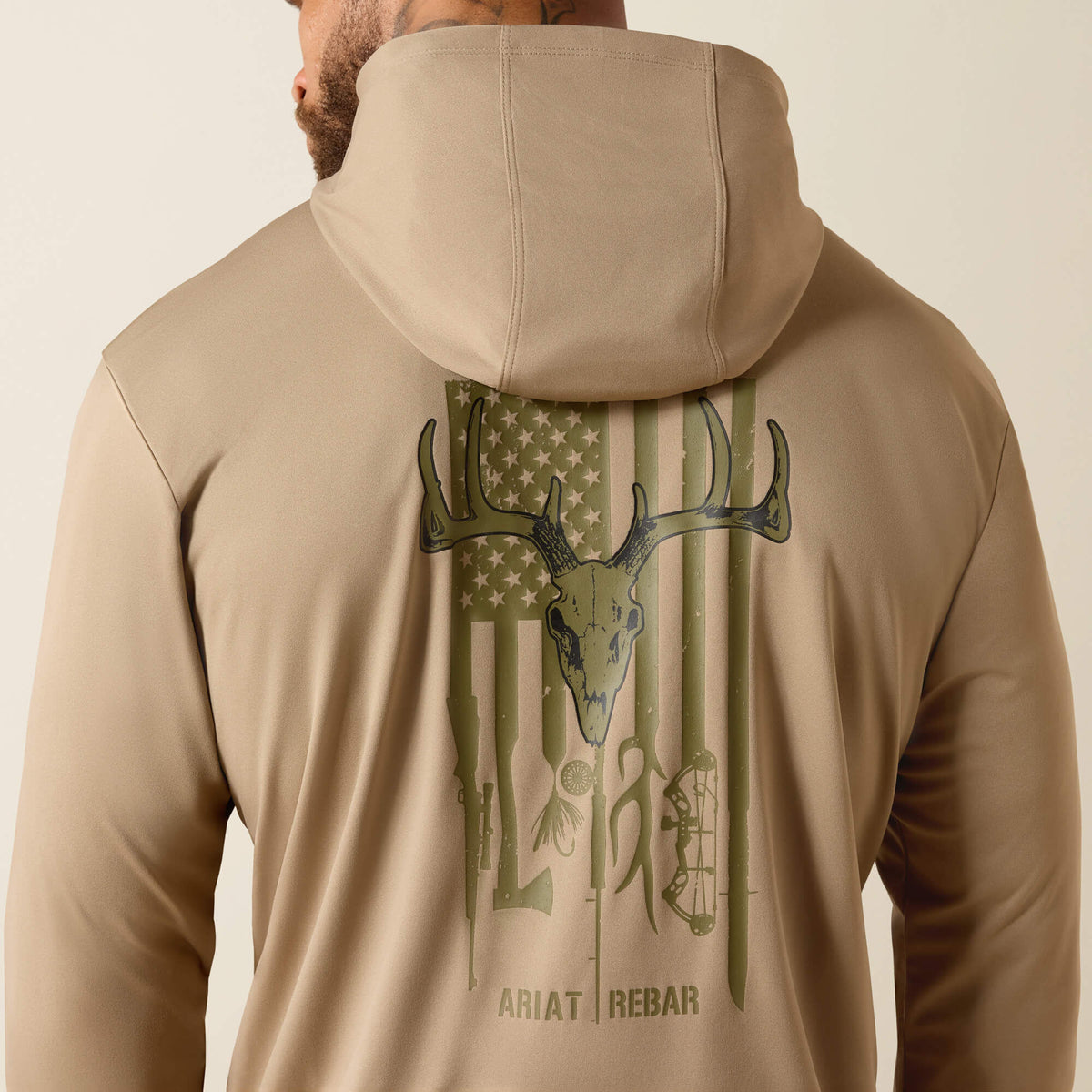 Ariat Discount | Rebar Sunblocker Outdoor Hooded Classic Fit Long Sleeve T-Shirt
