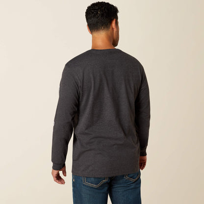 Ariat New | Rebar Cotton Strong Standard Logo Pocket T-Shirt