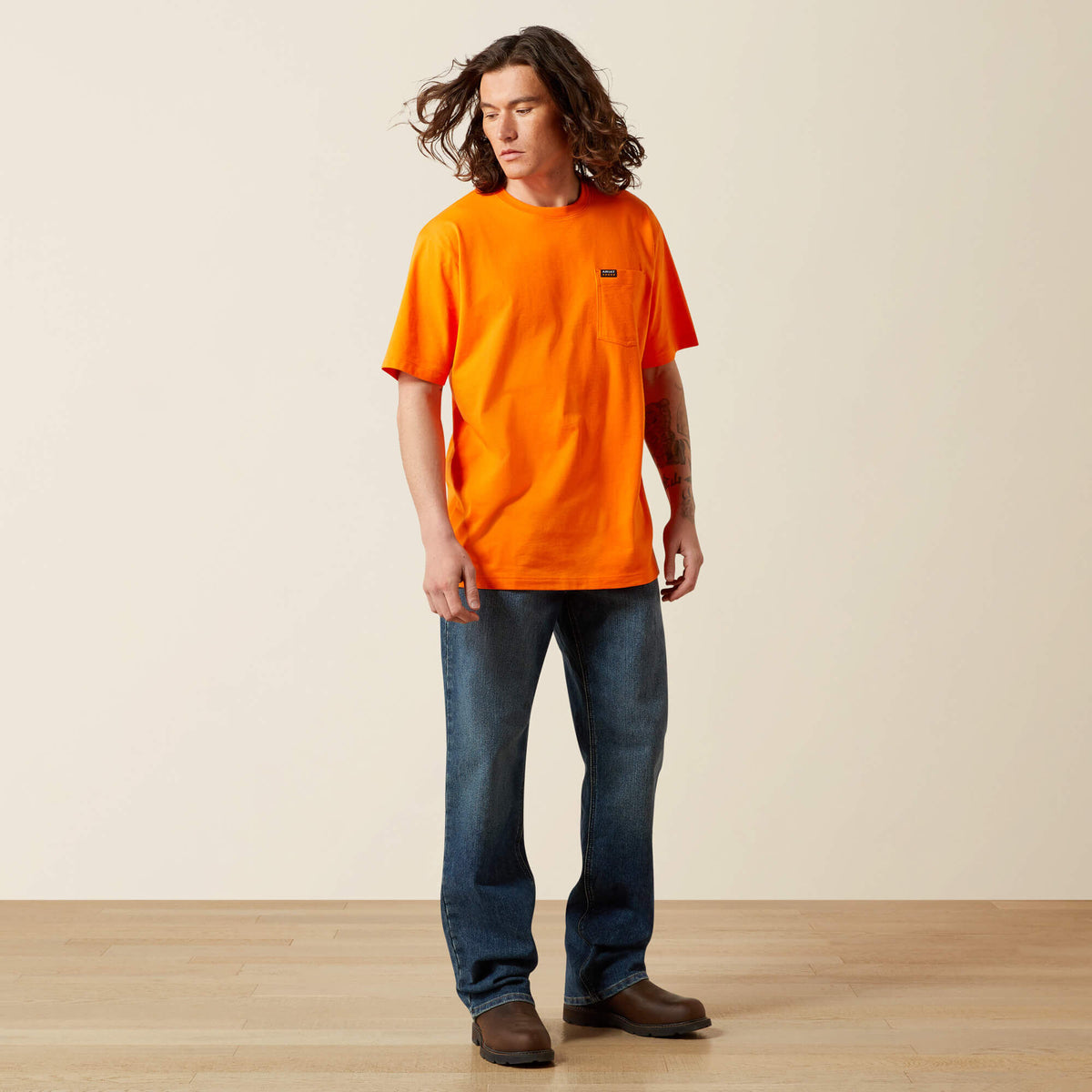 Ariat Hot Sale | Rebar Cotton Strong Standard Pocket T-Shirt