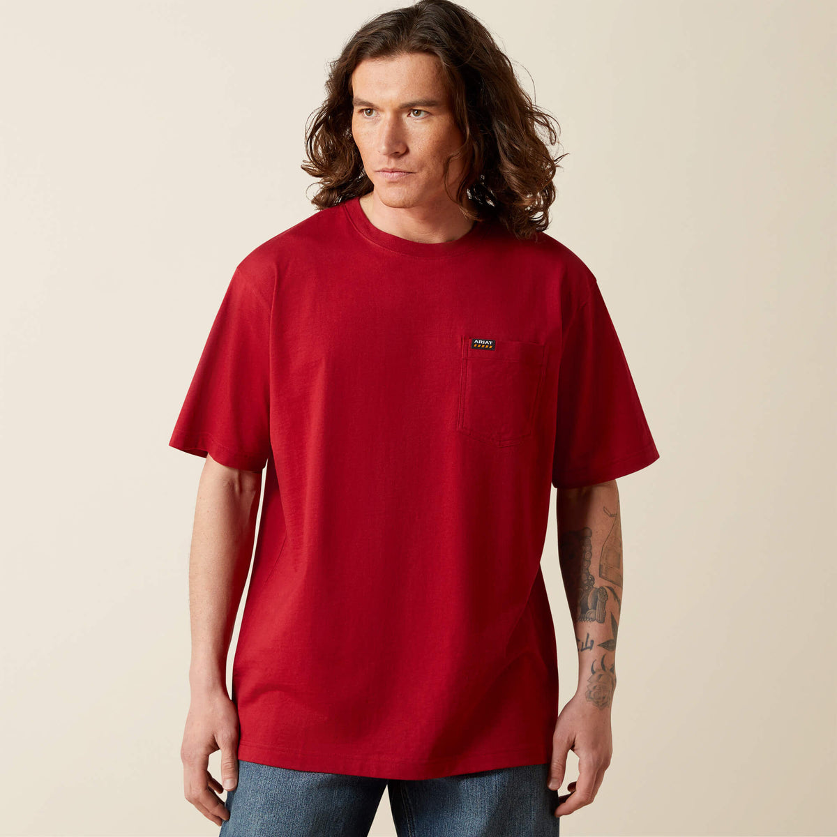 Ariat Trusted | Rebar Cotton Strong Standard Pocket T-Shirt