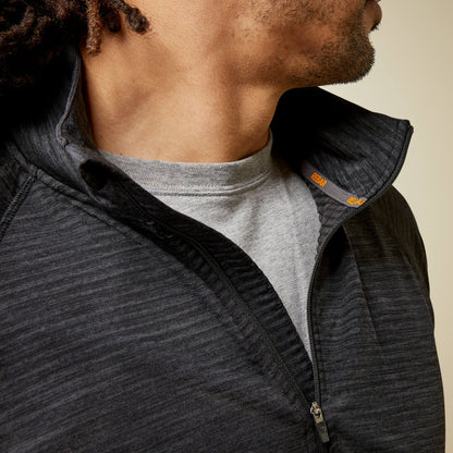 Ariat New | Rebar Gridwork Baselayer 1/4 Zip T-Shirt