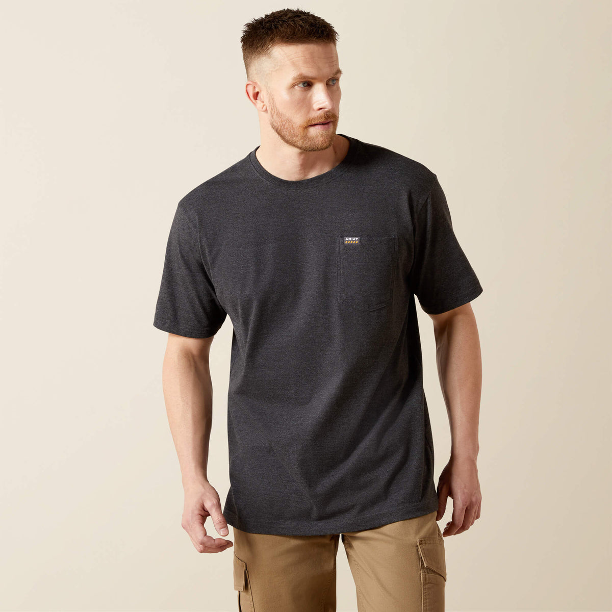 Ariat Signature | Rebar Cotton Strong Standard Pocket T-Shirt