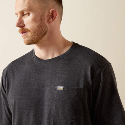 Ariat Signature | Rebar Cotton Strong Standard Pocket T-Shirt