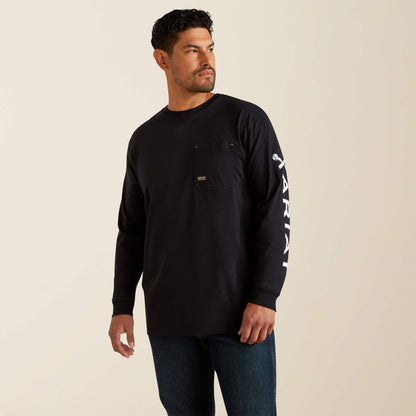 Ariat Signature | Rebar Workman Bolt Skull T-Shirt