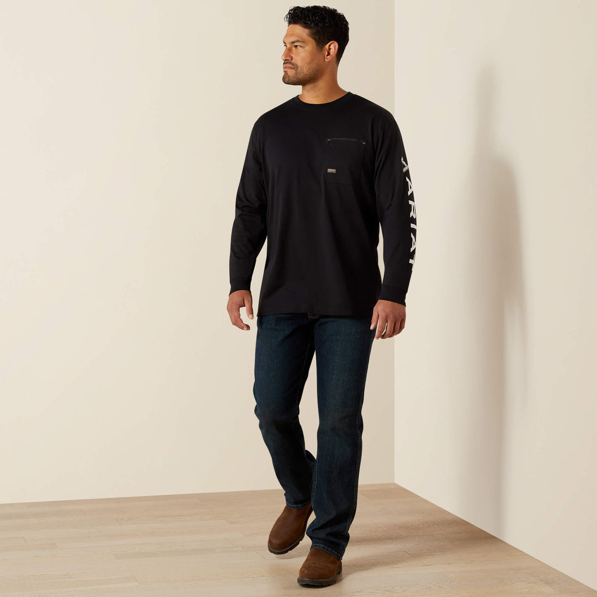 Ariat Signature | Rebar Workman Bolt Skull T-Shirt