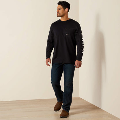 Ariat Signature | Rebar Workman Bolt Skull T-Shirt