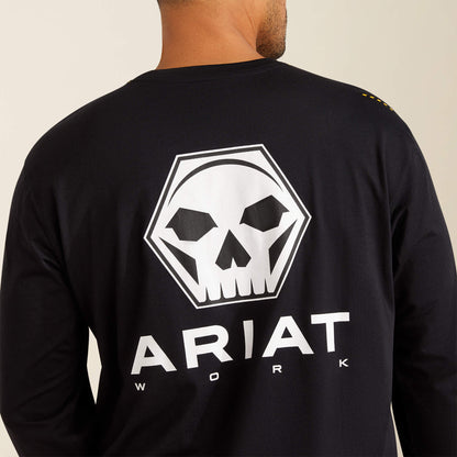 Ariat Signature | Rebar Workman Bolt Skull T-Shirt
