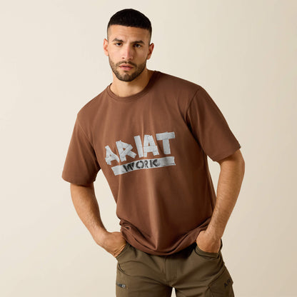 Ariat Popular | Rebar Cotton Strong Duct Logo T-Shirt