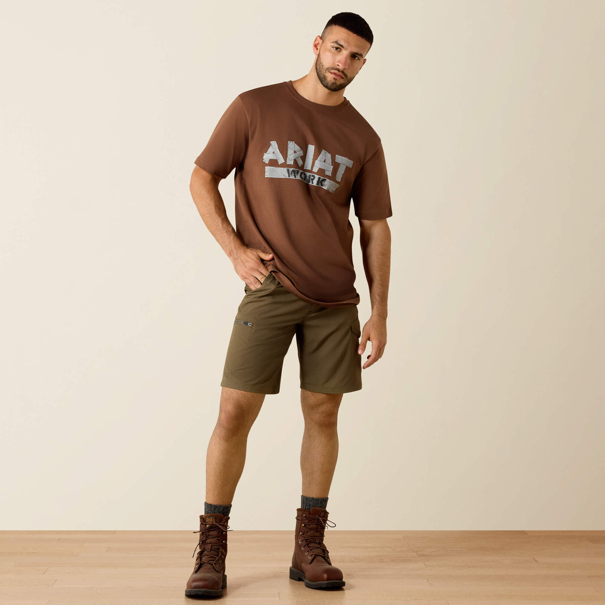 Ariat Popular | Rebar Cotton Strong Duct Logo T-Shirt